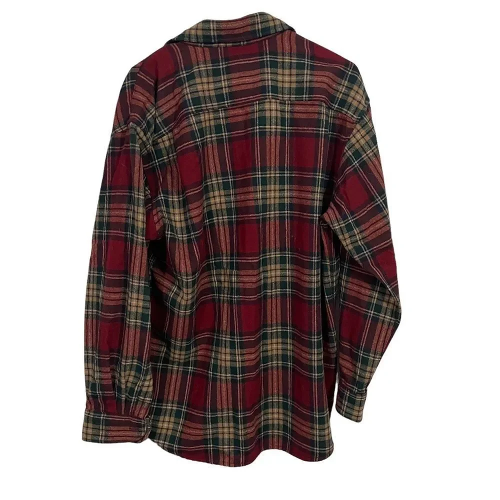 Pendleton 100% Virgin Wool Plaid Mid Weight Shacket